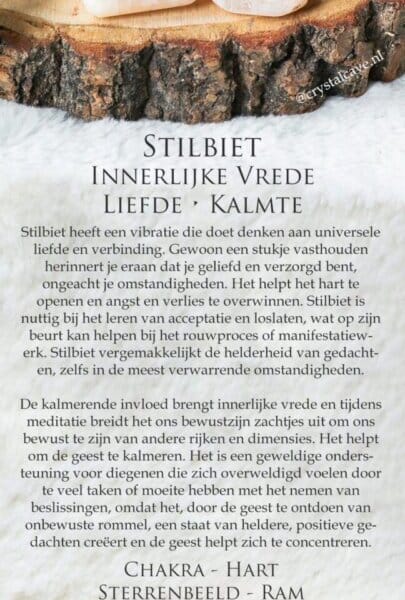 Stilbiet werking - Crystal Cave