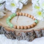 Groene calciet edelstenen armband - Crystal Cave