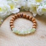 New jade houten armband - Crystal Cave