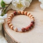 Versteend hout armband dames - Crystal Cave