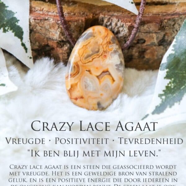 crazy lace agaat betekenis - Crystal Cave