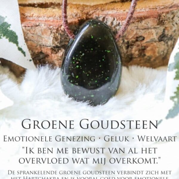 Groene goudsteen betekenis - Crystal Cave