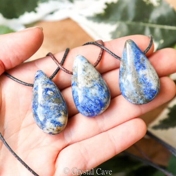 Lapis lazuli druppel ketting - Crystal Cave