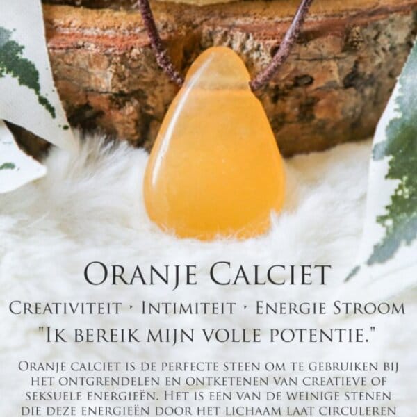 Oranje calciet betekenis - Crystal Cave