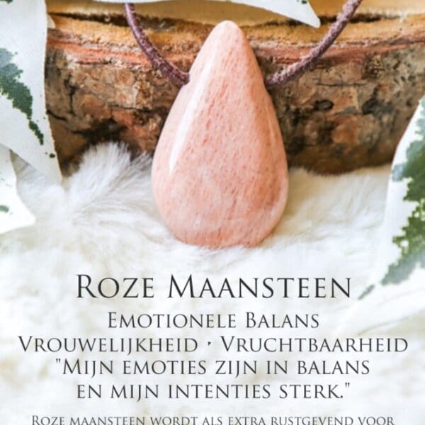 Roze maansteen betekenis - Crystal Cave