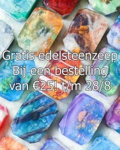 Gratis edelsteen zeep - Crystal Cave