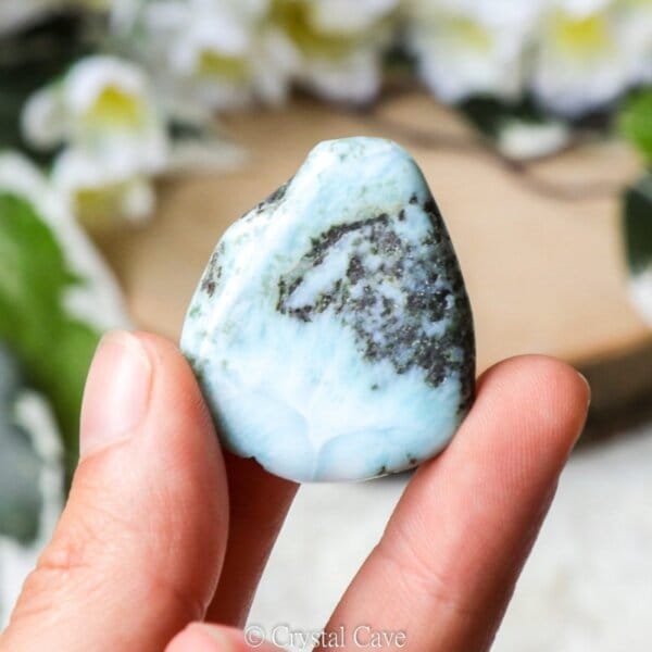 Larimar cabochon - Crystal Cave