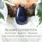 Blauwe goudsteen betekenis - Crystal Cave