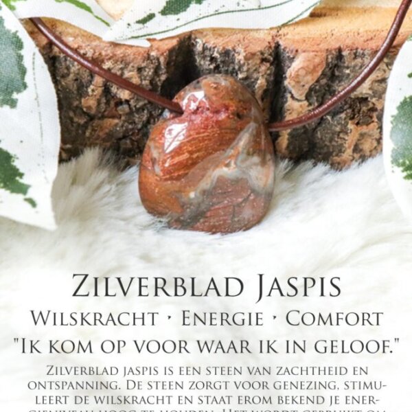 Zilverblad jaspis betekenis - Crystal Cave