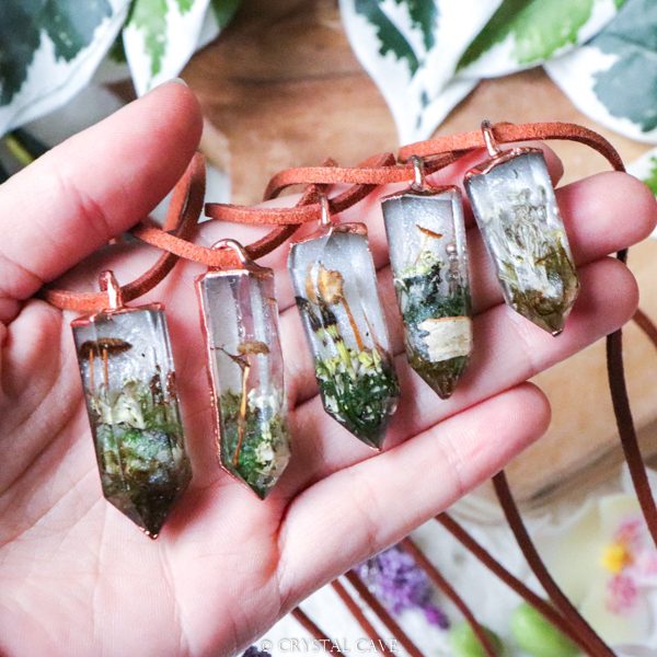 Botanische ketting hangers - Crystal Cave