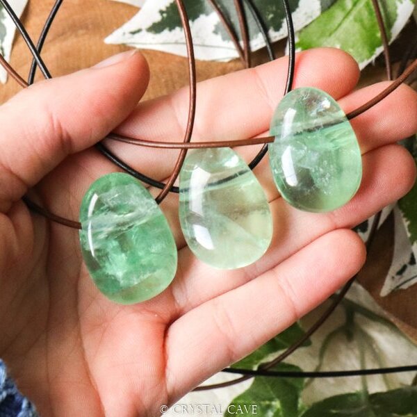 Groene fluoriet ketting - Crystal Cave