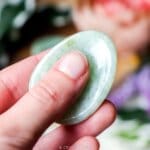 New jade worry stone - Crystal Cave