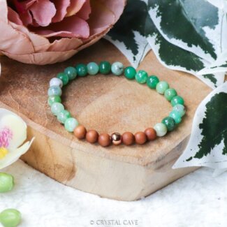 Chrysopraas armband - Crystal Cave