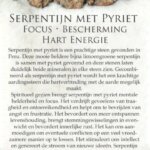 Serpentijn met pyriet betekenis - Crystal Cave