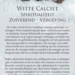 Witte calciet betekenis - Crystal Cave