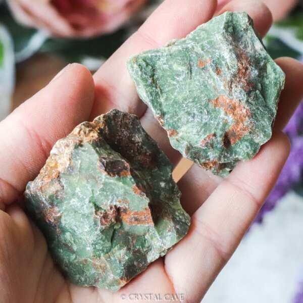 Chrysopraas ruw - Crystal Cave