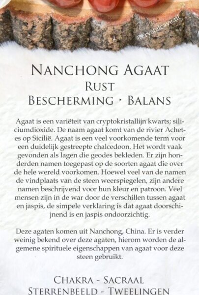 Nanchong agaat betekenis - Crystal Cave