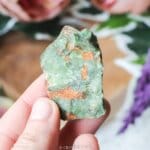 Ruwe chrysopraas - Crystal Cave