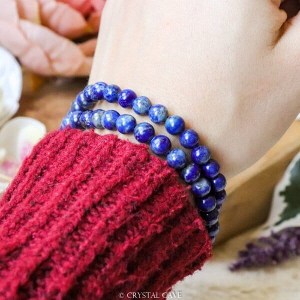 Lapis lazuli 6mm armband - Crystal Cave