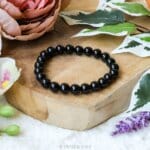 Zwarte obsidiaan armbandje - Crystal Cave