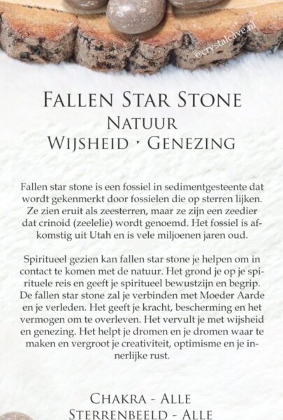 Fallen star stone betekenis - Crystal Cave