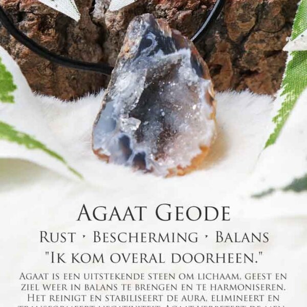 Agaat geode betekenis - Crystal Cave