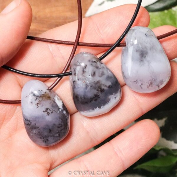 Dendrietenchalcedoon ketting - Crystal Cave