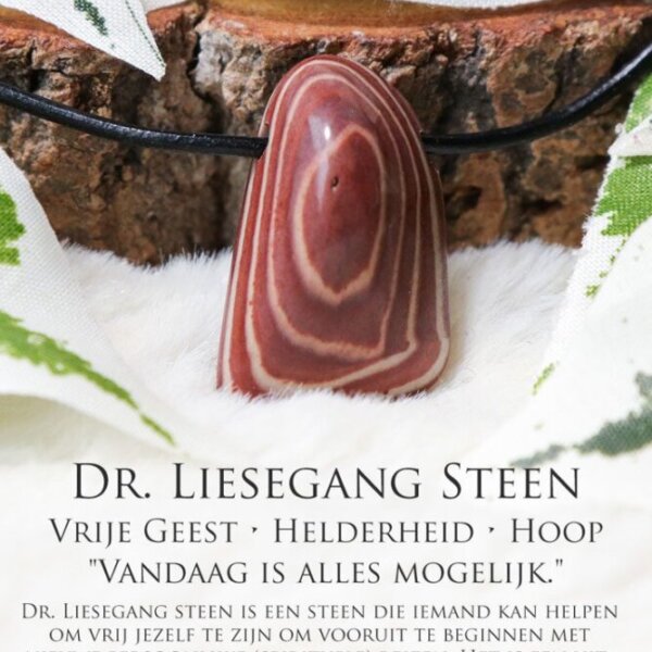 Dr. Liesegang steen betekenis - Crystal Cave