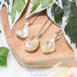 Hiddeniet ketting zilver - Crystal Cave