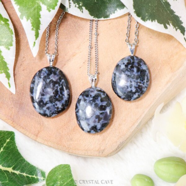 Indigo gabbro 925 zilver - Crystal Cave