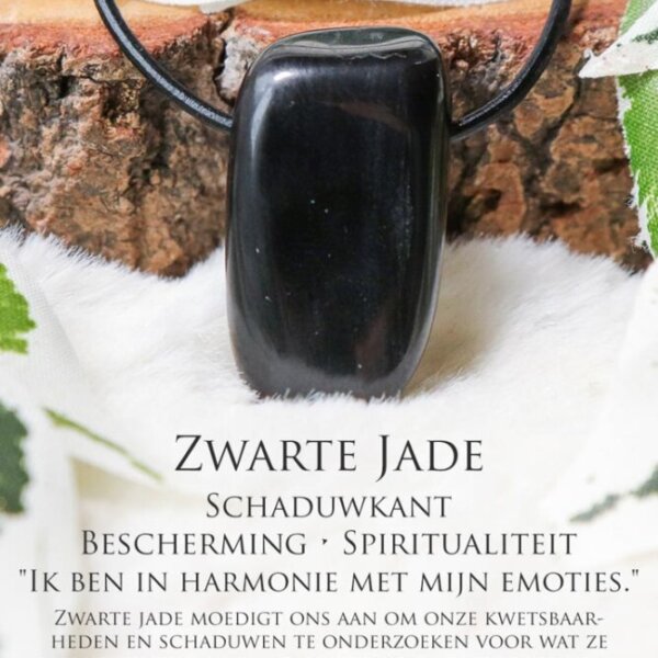 Zwarte jade betekenis - Crystal Cave