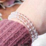 Bergkristal 6mm facet armband - Crystal Cave