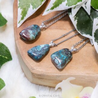 Shattuckiet ketting zilver - Crystal Cave