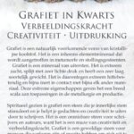 Grafiet in kwarts betekenis - Crystal Cave