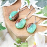 Chrysopraas ketting zilver - Crystal Cave