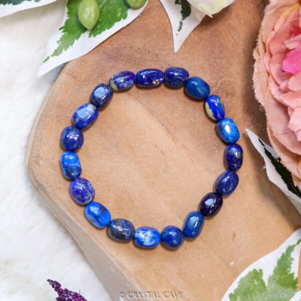 Lapis lazuli trommelsteen armband - Crystal Cave