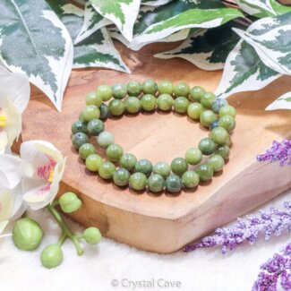 Nefriet jade powerbeads - Crystal Cave