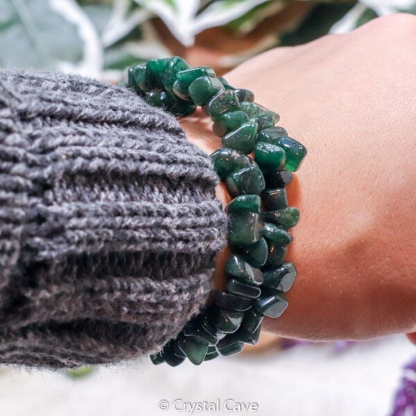 Groene kwarts splitstenen armband - Crystal Cave