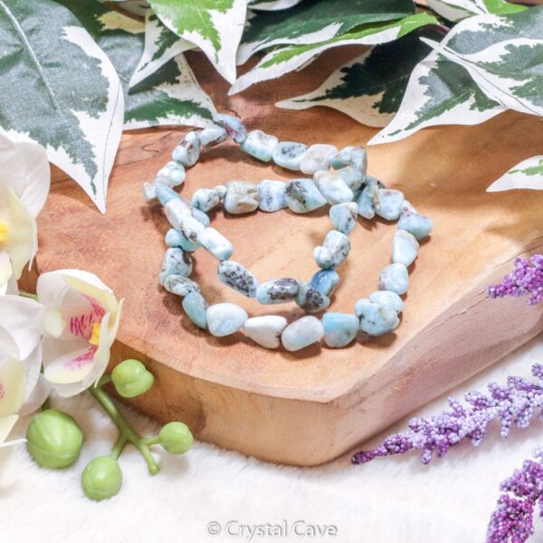 Larimar knuffelsteen armband - Crystal Cave