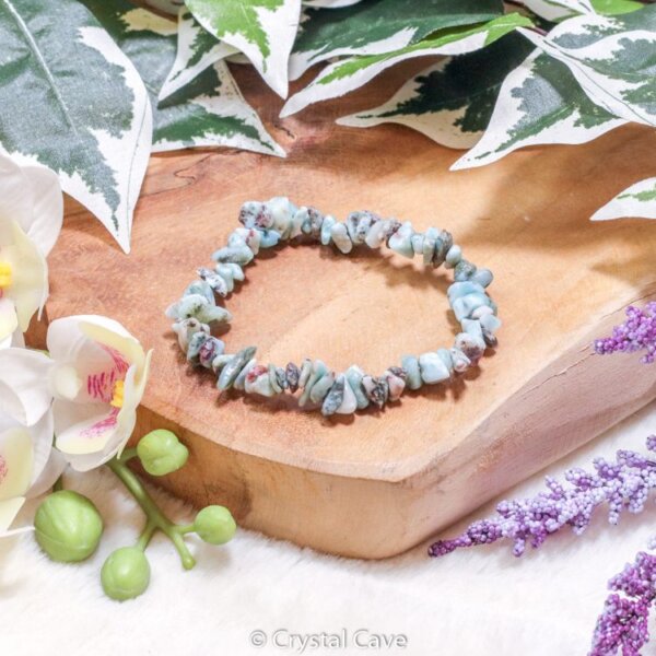 Larimar splitarmband - Crystal Cave