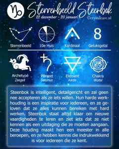 Steenbok informatie - Crystal Cave