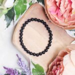 Zwarte obsidiaan edelstenen armband - Crystal Cave