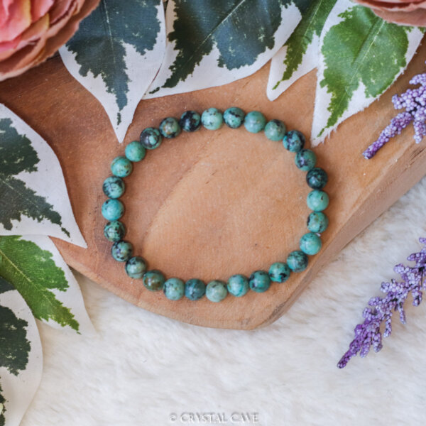 Chrysocolla powerbeads - Crystal Cave