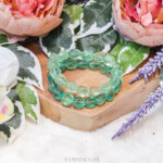 Groene fluoriet knuffelsteen armband - Crystal Cave