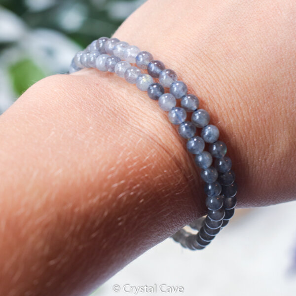 Labradoriet 4mm armband - Crystal Cave