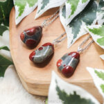 Peanut obsidiaan ketting zilver - Crystal Cave