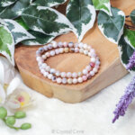 Roze opaal edelstenen armband - Crystal Cave