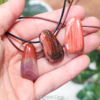 Versteend hout mammoetboom ketting - Crystal Cave