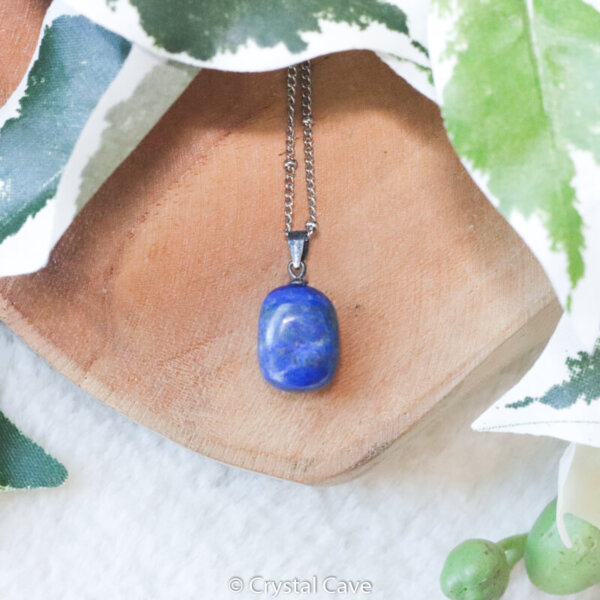 Lapis lazuli zilveren ketting - Crystal Cave