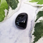 Zwarte andara obsidiaan steen - Crystal Cave